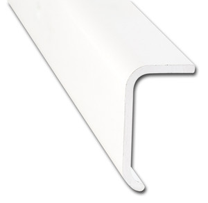 Aluminum Trim Molding | Long Leg Non Insert | 8ft | Polar White | Made in USA Aluminum Trim Molding | Long Leg Non Insert | 8ft | Polar White | Made in USA