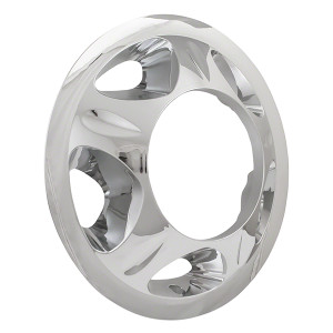 Coast To Coast Wheel Simulator IWCN3279F Fits 17 Inch Wheels; Chrome Plated; ABS Plastic; Set Of 2 Coast To Coast Wheel Simulator IWCN3279F Fits 17 Inch Wheels; Chrome Plated; ABS Plastic; Set Of 2