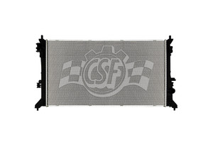 CSF Radiator 3900 Single Core Row; Crossflow; Aluminum Core With Plastic Tanks; Without Transmission Cooler; Without Radiator Cap