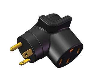 RV Power Cord Adapter | 50 Amp Plug, 30 Amp Receptacle | Ergonomic Design, USA Made RV Power Cord Adapter | 50 Amp Plug, 30 Amp Receptacle | Ergonomic Design, USA Made