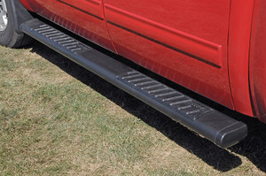 Upgrade Your Ride with Dee Zee 6 Inch Oval Nerf Bar | Black Textured Steel, Secure Step Pads, Easy Installation Upgrade Your Ride with Dee Zee 6 Inch Oval Nerf Bar | Black Textured Steel, Secure Step Pads, Easy Installation