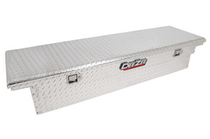 Dee Zee Red Label Low Profile Diamond Tread Crossover Tool Box | Self Adjusting Striker Close, Gas Shocks, Heavy-Duty Aluminum Dee Zee Red Label Low Profile Diamond Tread Crossover Tool Box | Self Adjusting Striker Close, Gas Shocks, Heavy-Duty Aluminum