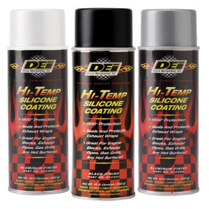 Design Engineering Heat Shield Coating 10302 For Use With Non-Titanium Exhaust Wraps; 12 Ounce Can; Silver