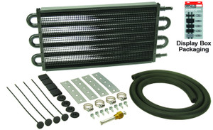 Derale Series 7000 Fluid Cooler | Prevent Heat Related Failures, Increase Life | 6-Pass Design, Hose Barb Connection Derale Series 7000 Fluid Cooler | Prevent Heat Related Failures, Increase Life | 6-Pass Design, Hose Barb Connection