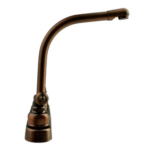 Dura Faucet 10 Inch Hi-Rise Classical Spout Faucet | Kitchen Use | Oil Rubbed Bronze Coating | Premium Synthetic Waterways