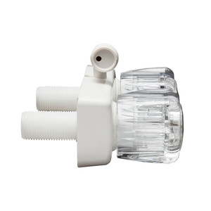 Upgrade Your Shower with Dura Faucet 2-Valve Control Valve | Premium Lightweight Construction | Crystal Acrylic Knob | Easy Installation Upgrade Your Shower with Dura Faucet 2-Valve Control Valve | Premium Lightweight Construction | Crystal Acrylic Knob | Easy Installation