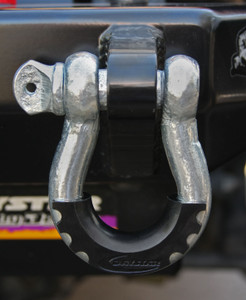 Daystar D-Ring Isolator Set | Polyurethane | Fits 3/4 Inch D-Ring | Black, Snap-On