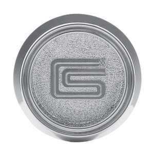 Chrome Plated Shelby CS Race Track Logo Wheel Cap | Fits Legendary Series Wheels