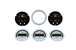 Improve Readability with AEM X Series White Gauge Face Overlay | Mount Anywhere with Slim Design & Large LED | AEMnet CANbus-Enabled for Data Transmit Improve Readability with AEM X Series White Gauge Face Overlay | Mount Anywhere with Slim Design & Large LED | AEMnet CANbus-Enabled for Data Transmit