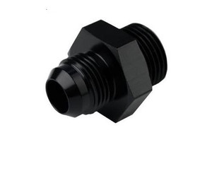 High Flow Aero Fuel Adapter | 10AN ORB To 8AN | Precision CNC Machined | Anodized Black