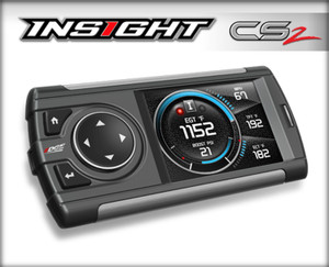 Edge Products Performance Gauge | Insight CS2 | Engine Parameters Display | Performance Calculator | Diagnostic Trouble Codes | Video Port | Black