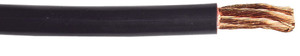Heavy-Duty 2 Gauge Black Primary Wire | 25ft Length, Copper Conductor, Durable PVC Insulation