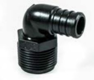 ESCO 90 Degree Elbow Adapter | BestPEX 1/2" PEX to 1/2" Male Thread | Durable Plastic | Made in USA