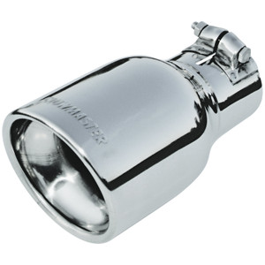Flowmaster Stainless Steel Exhaust Tip | Polished Finish | Angled Cut | Rolled Edge | 7-1/2 Inch Length Flowmaster Stainless Steel Exhaust Tip | Polished Finish | Angled Cut | Rolled Edge | 7-1/2 Inch Length