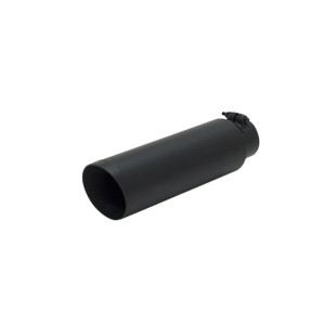 Flowmaster Black Ceramic Exhaust Tip | 2-1/2" Inlet | 3-1/2" Outlet | Round Angled Cut | Stainless Steel Flowmaster Black Ceramic Exhaust Tip | 2-1/2" Inlet | 3-1/2" Outlet | Round Angled Cut | Stainless Steel