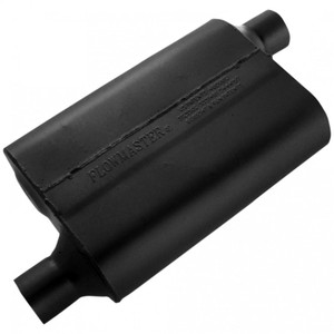 Upgrade to Flowmaster 40 Series Exhaust Muffler | 2-1/4" Offset Inlet/Outlet | Aggressive Tone | Durable Steel Case Upgrade to Flowmaster 40 Series Exhaust Muffler | 2-1/4" Offset Inlet/Outlet | Aggressive Tone | Durable Steel Case