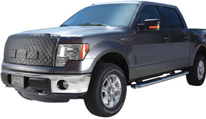 Keep your Fia Bug Screen Grille on Ford F-Series Super Duty warm and bug-free | Set of 2, Quilted Vinyl Winter Front And Heavy-Duty Mesh Screen