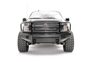 Fab Fours Bumper | 2018-2020 Ford F-150 | Black Steel, One Piece Design, Direct Fit