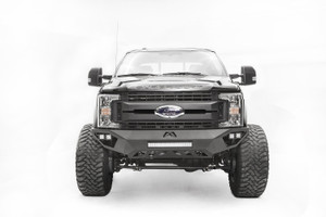 Vengeance Bumper for Ford F-250/F-350 Super Duty | Matte Black Steel | High Clearance, Airflow Cutout