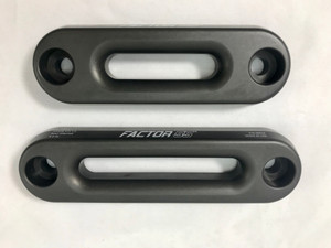 Factor 55 Winch Fairlead | XTV UTV ATV | Hawse Style | Synthetic Rope | Anodized Gun Metal Gray | Made in USA Factor 55 Winch Fairlead | XTV UTV ATV | Hawse Style | Synthetic Rope | Anodized Gun Metal Gray | Made in USA