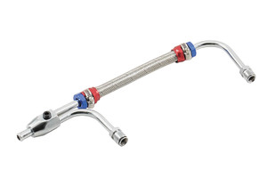High Quality Chrome Plated Fuel Line | For Holley 4150/ 4160 Carburetors | Adjustable Chrome Finish High Quality Chrome Plated Fuel Line | For Holley 4150/ 4160 Carburetors | Adjustable Chrome Finish