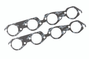 Mr. Gasket Exhaust Header Gasket 5914 Steel Core Laminate; Set of 2; 2.43 Inch Port Size