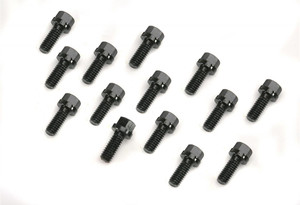 Enhance your 340-360 Mopar Engines Exhaust System | Mr. Gasket Black Oxide Header Bolt Set of 14