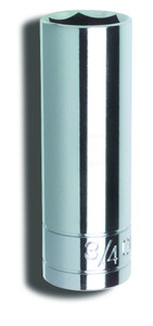 Gorilla Chrome Thin Wall Lug Nut Socket | Fits 3/4" Wrench | Ideal for Deep Dish Wheels