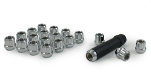 Gorilla 5 Lug Wheel Installation Kit | 12x1.5 Thread Size, Spline Drive, Chrome Plated, Set of 20 Lug Nuts Gorilla 5 Lug Wheel Installation Kit | 12x1.5 Thread Size, Spline Drive, Chrome Plated, Set of 20 Lug Nuts
