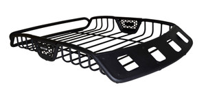 Elevate Your Adventure with Go Rhino 60x40x6 Roof Basket | Black Powder Coat Steel | Ideal for Luggage | Bolt-On Installation