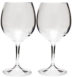 Durable GSI Outdoors Wine Glass Set | BPA-Free Co-Polyester | 15oz Capacity | Set of 2