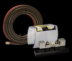 Heavy Duty Power Inverter Cable | For 1100-1800W Inverter | 10ft Battery Cable/Nice Tie Downs/Lugs/Fuse