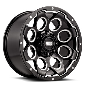 Transform Your Ride | Grid Wheels Gloss Black 20x10 -25 Offset | Compatible with Dodge Ram 1500