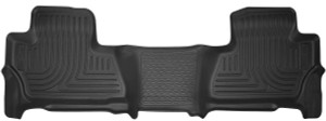 Ultimate Protection for GMC Yukon XL | Chevrolet Suburban 2015-2020 | X-act Contour Floor Liner | Molded Fit | Raised Channels | Black