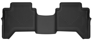 Custom Fit Black Floor Liner for 2019-2021 Ford Ranger | Raised Edges, Stay Put Cleats, Molded X-act Contour Design