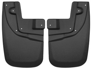 Custom Fit Mud Flaps | 2005-2015 Tacoma | Set of 2, Black, Thermoplastic, Easy Install
