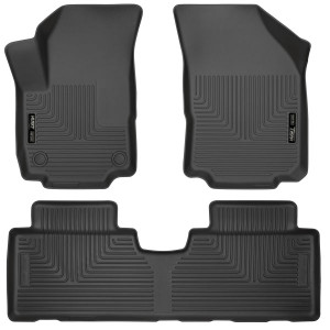 Ultimate Protection for 2018-2022 Equinox | WeatherBeater Floor Liner, Molded Fit, Tough Black TPO | 3 Piece Set