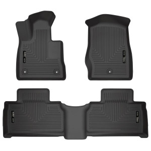 Custom Fit WeatherBeater Floor Liners | 2020-2023 Ford Explorer | Black TPO Material Custom Fit WeatherBeater Floor Liners | 2020-2023 Ford Explorer | Black TPO Material