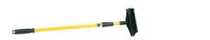 Ultimate Snowbroom | 48 Inch Extender, Wide Blade and Broom, Steel Body, Grip, Yellow, Twist-Lock, Compact