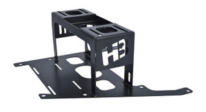 Custom Fit Horn Blasters Air Horn Bracket | Heavy Duty Steel | Black Powder Coated