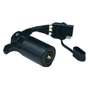 Husky 7-Way to 4 Flat Trailer Connector | Durable, Easy Install | With Dust Cover