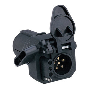 Husky Towing 7-Way Blade To 6-Way Pin & 4 Flat Adapter | Universal Center Pin, Durable Build