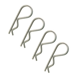 Husky Towing 5/8 Inch Trailer Hitch Pin Clip Pack Of 4 | Spring Clip, Zinc Plated, Fully Universal