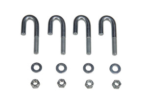 Husky Branded Replacement J Bolts and Nuts Set | Ensure Proper Fit | High Quality Materials