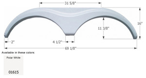 Durable ABS Fender Skirt | Fits Various Heartland Brands | Easy to Install Durable ABS Fender Skirt | Fits Various Heartland Brands | Easy to Install
