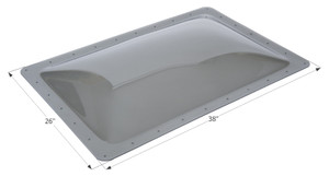 Icon Skylight | 4 Inch High Bubble Type Dome | Smoke Polycarbonate | Durable & Impact Resistant Icon Skylight | 4 Inch High Bubble Type Dome | Smoke Polycarbonate | Durable & Impact Resistant