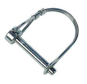 Secure Your Trailer Hitch | 1/4 Inch Safety Pin Clip | Snap Lock Bail | Zinc Plated Secure Your Trailer Hitch | 1/4 Inch Safety Pin Clip | Snap Lock Bail | Zinc Plated