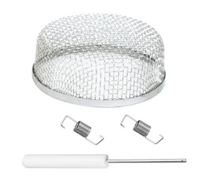 Protect Your RV Furnace and Water Heater | 3-5/8 Inch Bug Screen | Stainless Steel | Single Pack