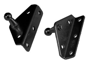 Heavy Duty Gas Lift Bracket | L Shaped, 10mm Ball Stud, Set of 2