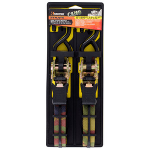 Camo ATV Tie Down Straps | 12ft x 1in | 500lb Load Capacity | 1500lb Break Strength | Ratchets for Maximum Tension | Pack of 2 Camo ATV Tie Down Straps | 12ft x 1in | 500lb Load Capacity | 1500lb Break Strength | Ratchets for Maximum Tension | Pack of 2
